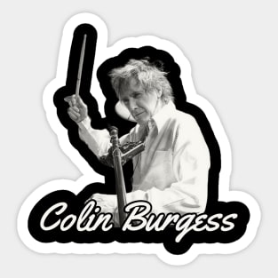 Retro Burgess Sticker